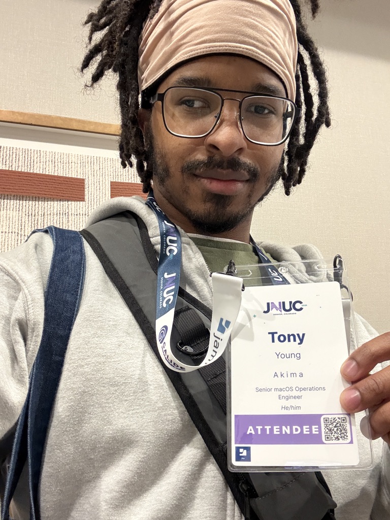 Picked up my attendee badge for JNUC.